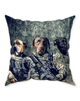 'The Army Veterans' Personalized 3 Pet Throw Pillow