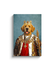 'The King' Personalized Pet Canvas