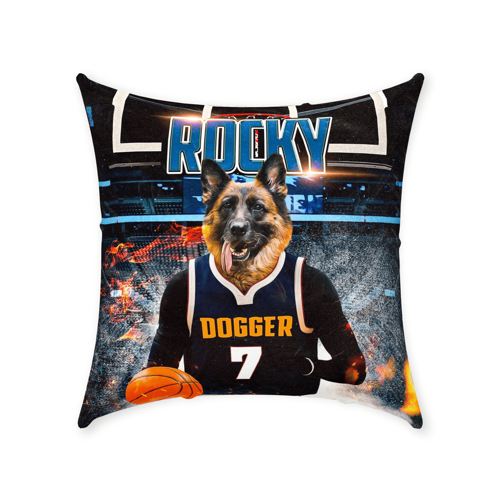 &#39;Dogger Nuggets&#39; Personalized Pet Throw Pillow
