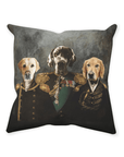 'The Brigade' Personalized 3 Pet Throw Pillow
