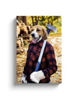 'The Lumberjack' Personalized Pet Canvas