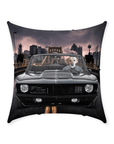 'The Classic Pawmaro' Personalized Pet Throw Pillow
