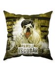 'Pawblo Escobar' Personalized Pet Throw Pillow