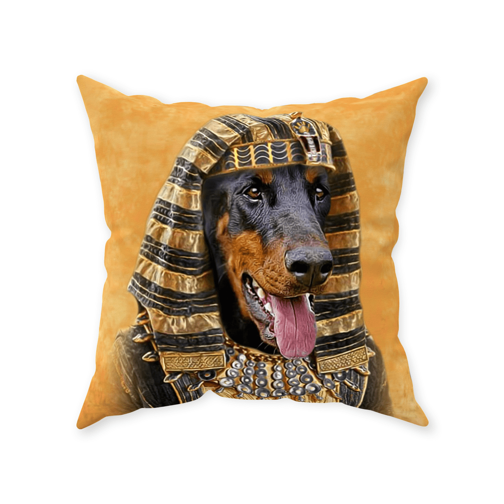 &#39;The Pharaoh&#39; Personalized Pet Throw Pillow