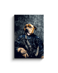 'The Navy Veteran' Personalized Pet Canvas