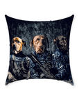 'The Navy Veterans' Personalized 3 Pet Throw Pillow