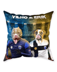 'Finland Doggos' Personalized 2 Pet Throw Pillow