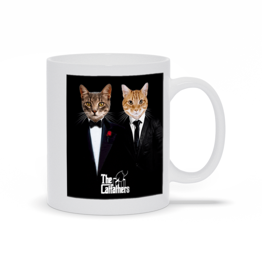 'The Catfathers' Personalized 2 Pet Mug