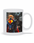 'Superdog & Batdog' Personalized 2 Pet Mug