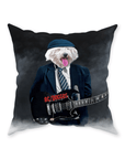 'AC/Doggo' Personalized Pet Throw Pillow