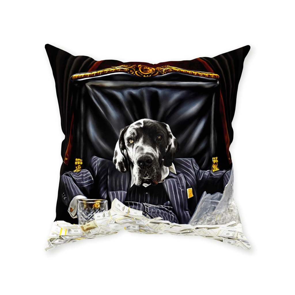 &#39;ScarPaw&#39; Personalized Pet Throw Pillow