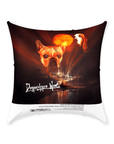 'Dogpocalypse Now' Personalized 2 Pet Throw Pillow