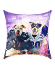 'Minnesota Doggos' Personalized 2 Pet Throw Pillow