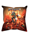 'Woof' Personalized Pet Throw Pillow