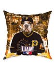 'Pittsburgh Pawrates' Personalized Pet Throw Pillow