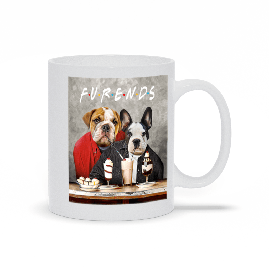 &#39;Furends&#39; Custom 2 Pets Mug
