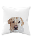 Personalized Modern Pet Throw Pillow
