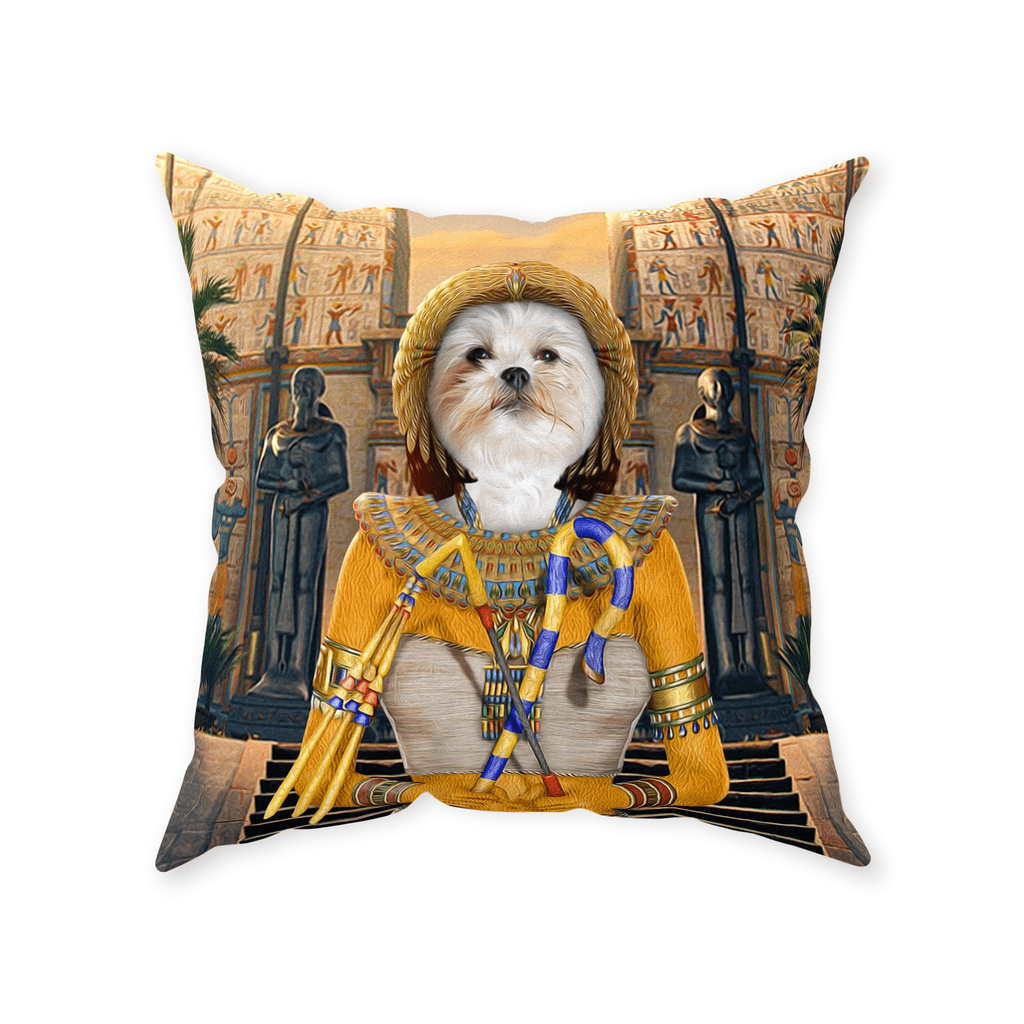 &#39;Cleopawtra&#39; Personalized Pet Throw Pillow