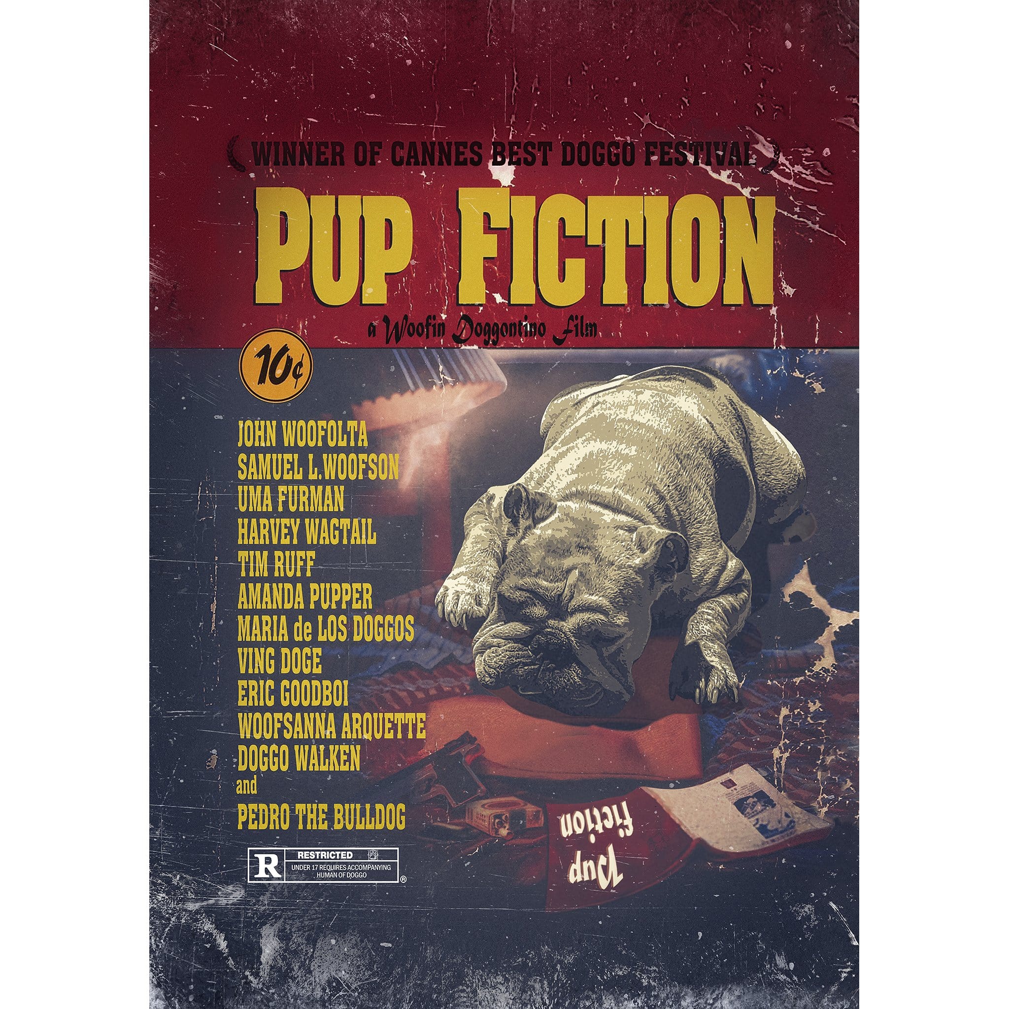 &#39;Pup Fiction&#39; Digital Portrait