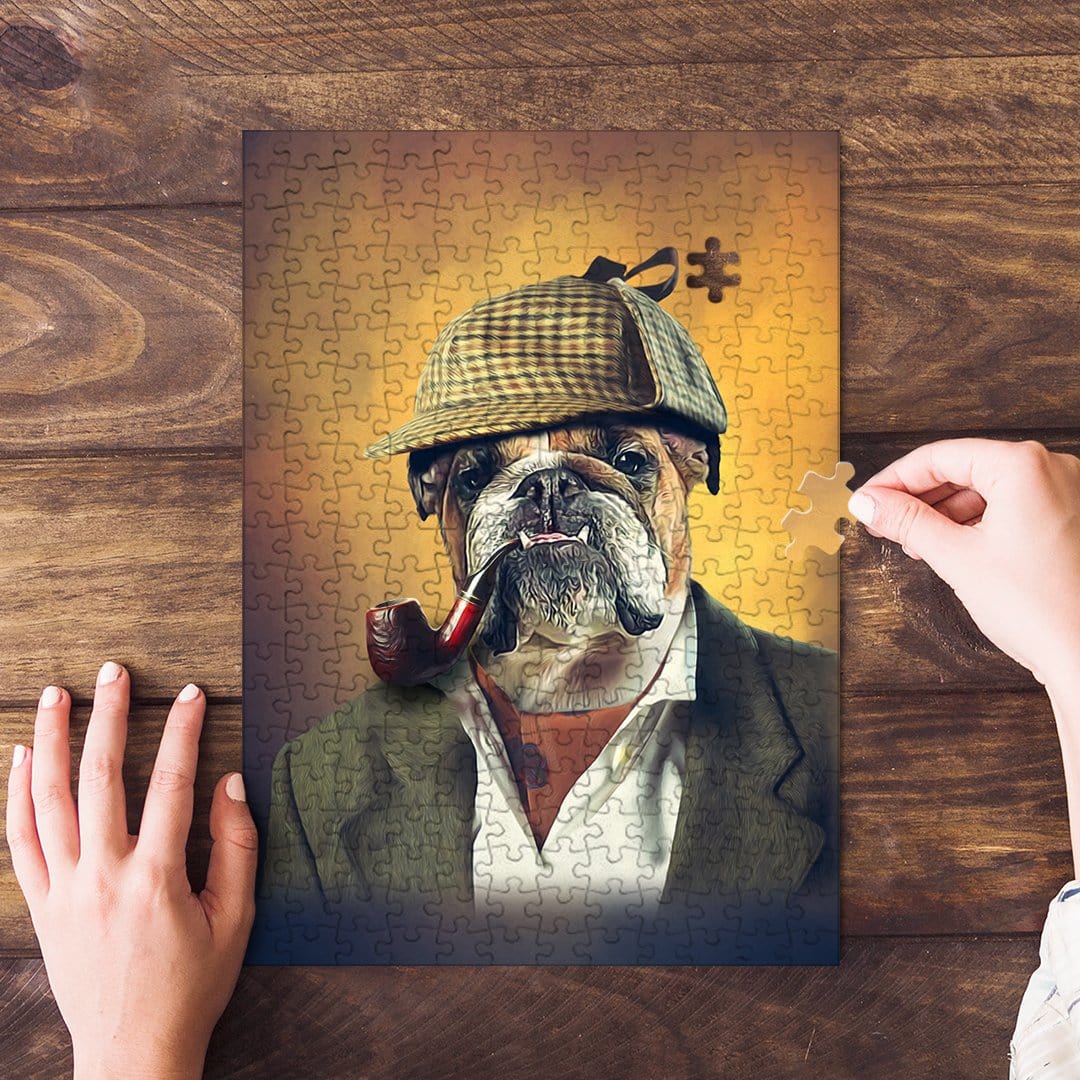 &#39;Sherlock Doggo&#39; Personalized Pet Puzzle
