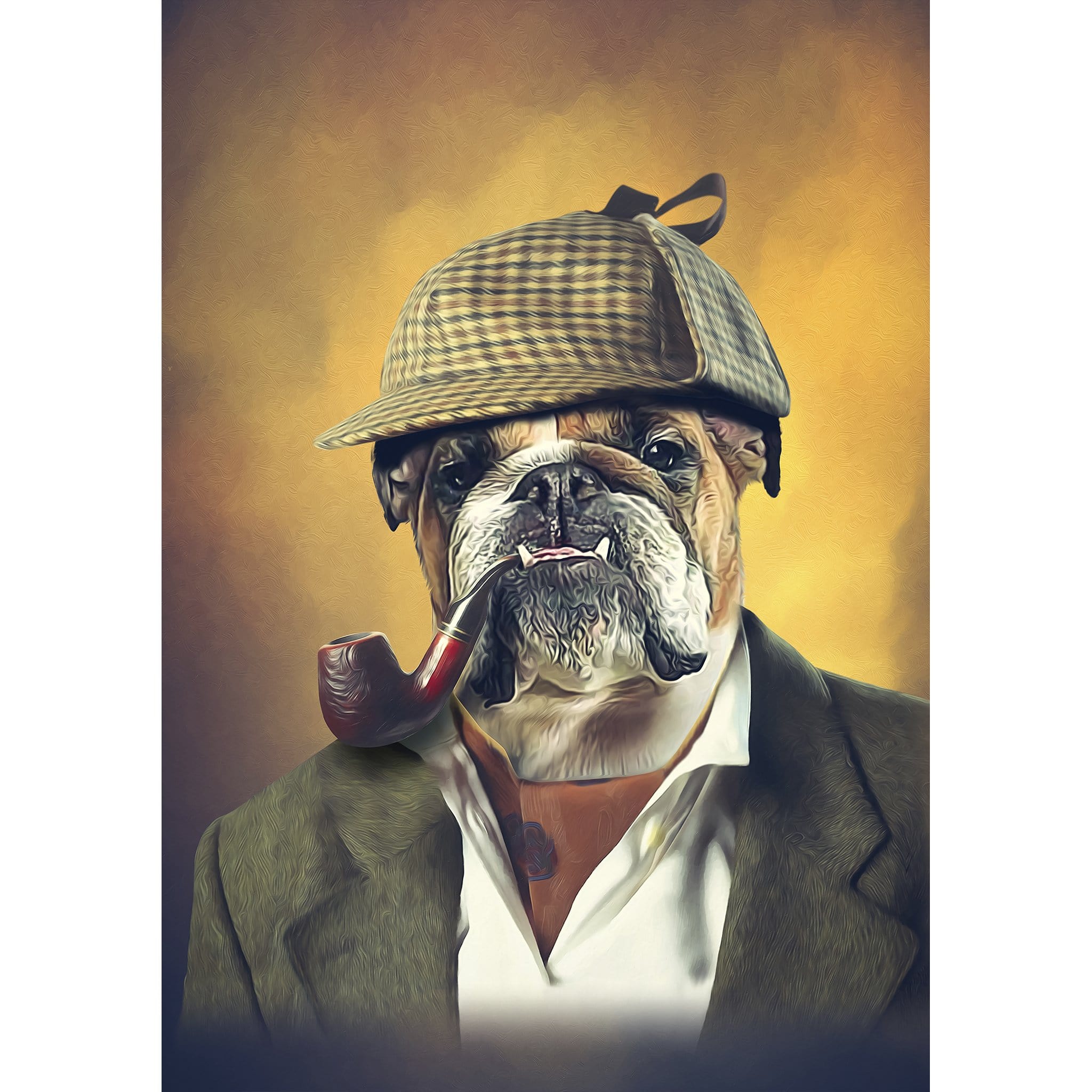 Retrato digital de &#39;Sherlock Doggo&#39;