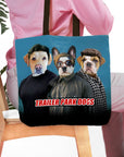 Bolsa de asas personalizada para 3 mascotas 'Trailer Park Dogs'