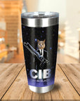Dogs in Black Personalized 2 Pet Tumbler