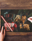 'Star Woofers' Personalized 3 Pet Puzzle