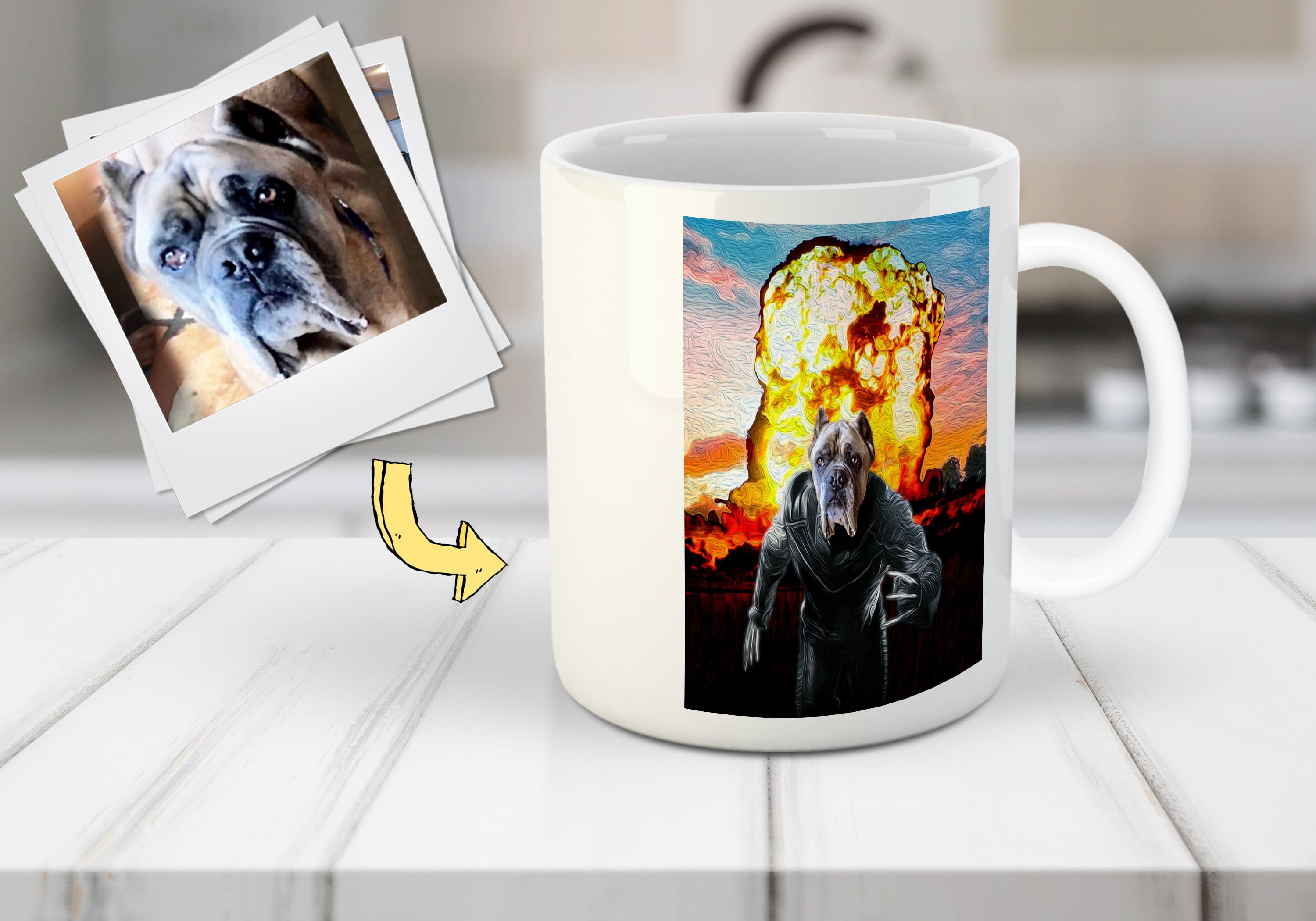 &#39;Wolverine Dog&#39; Personalized Mug