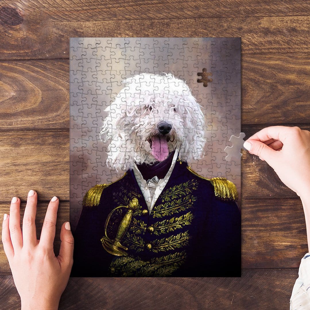 &#39;The Admiral&#39; Personalized Pet Puzzle