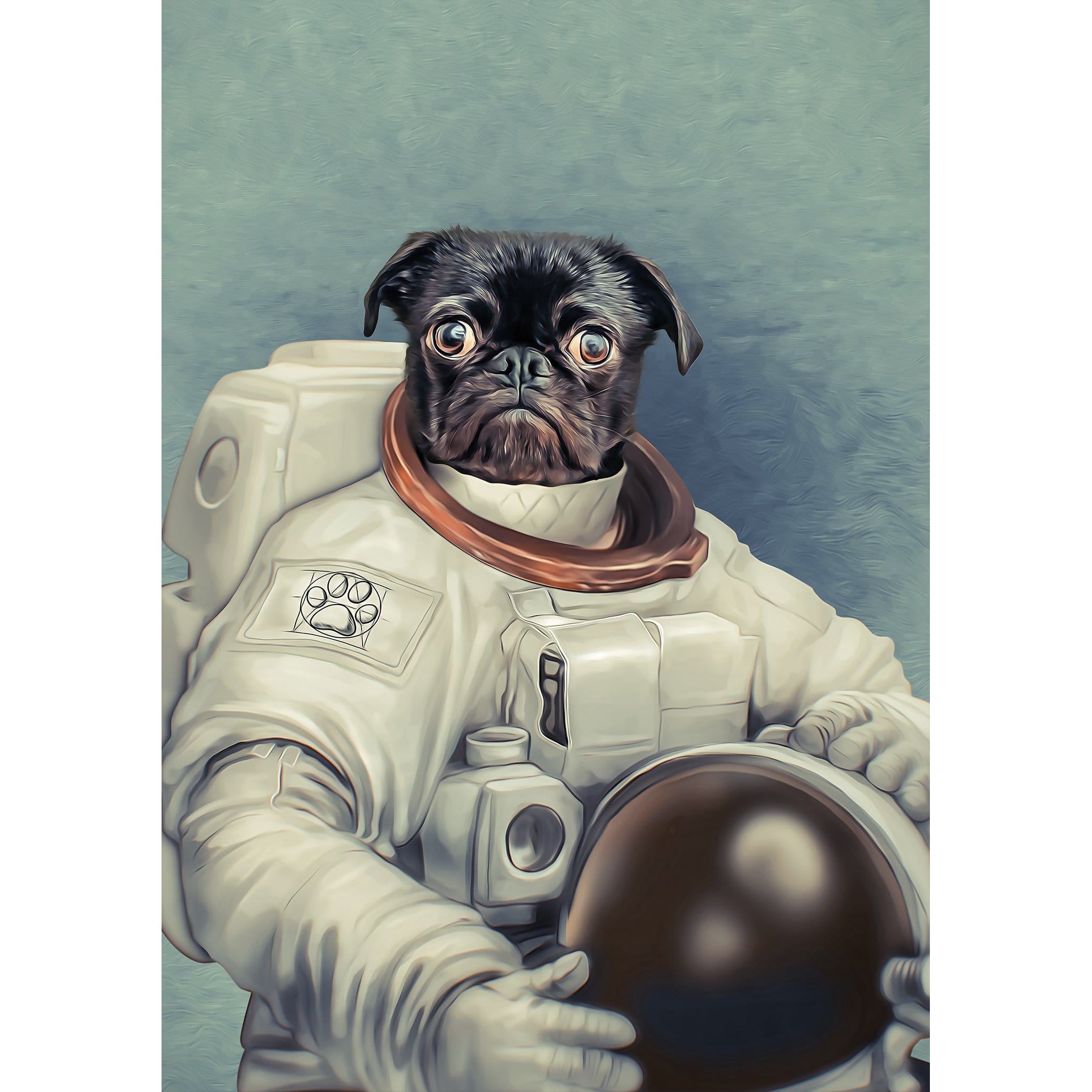 &#39;The Astronaut&#39; Digital Portrait