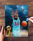 'The Basketball Player' Personalized Pet Puzzle