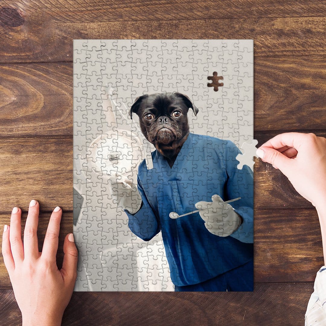 &#39;The Dentist&#39; Personalized Pet Puzzle