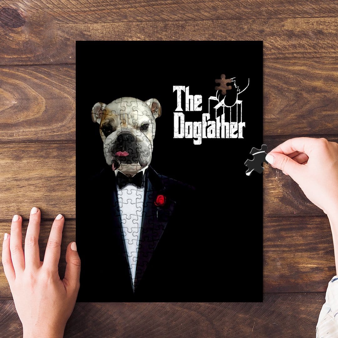 &#39;The Dogfather&#39; Personalized Pet Puzzle
