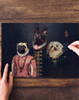 'The Duke Family' Personalized 3 Pet Puzzle