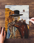 'The Good the Bad and the Fury' Personalized Pet Puzzle