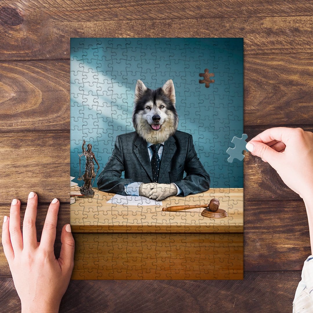 &#39;The Lawyer&#39; Personalized Pet Puzzle