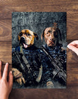 'The Navy Veterans' Personalized 2 Pet Puzzle