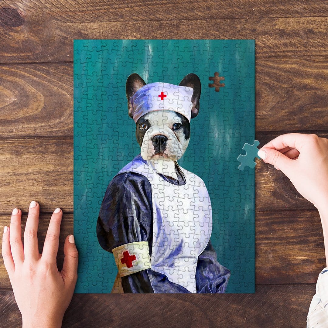 Puzzle personalizado para mascotas &#39;La Enfermera&#39;
