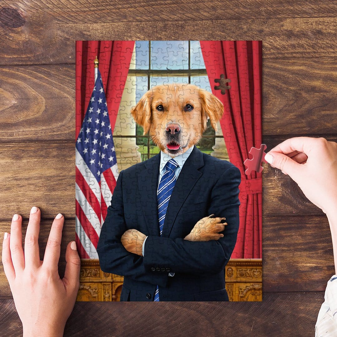&#39;The President&#39; Personalized Pet Puzzle