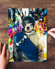 'The Skateboarder' Personalized Pet Puzzle