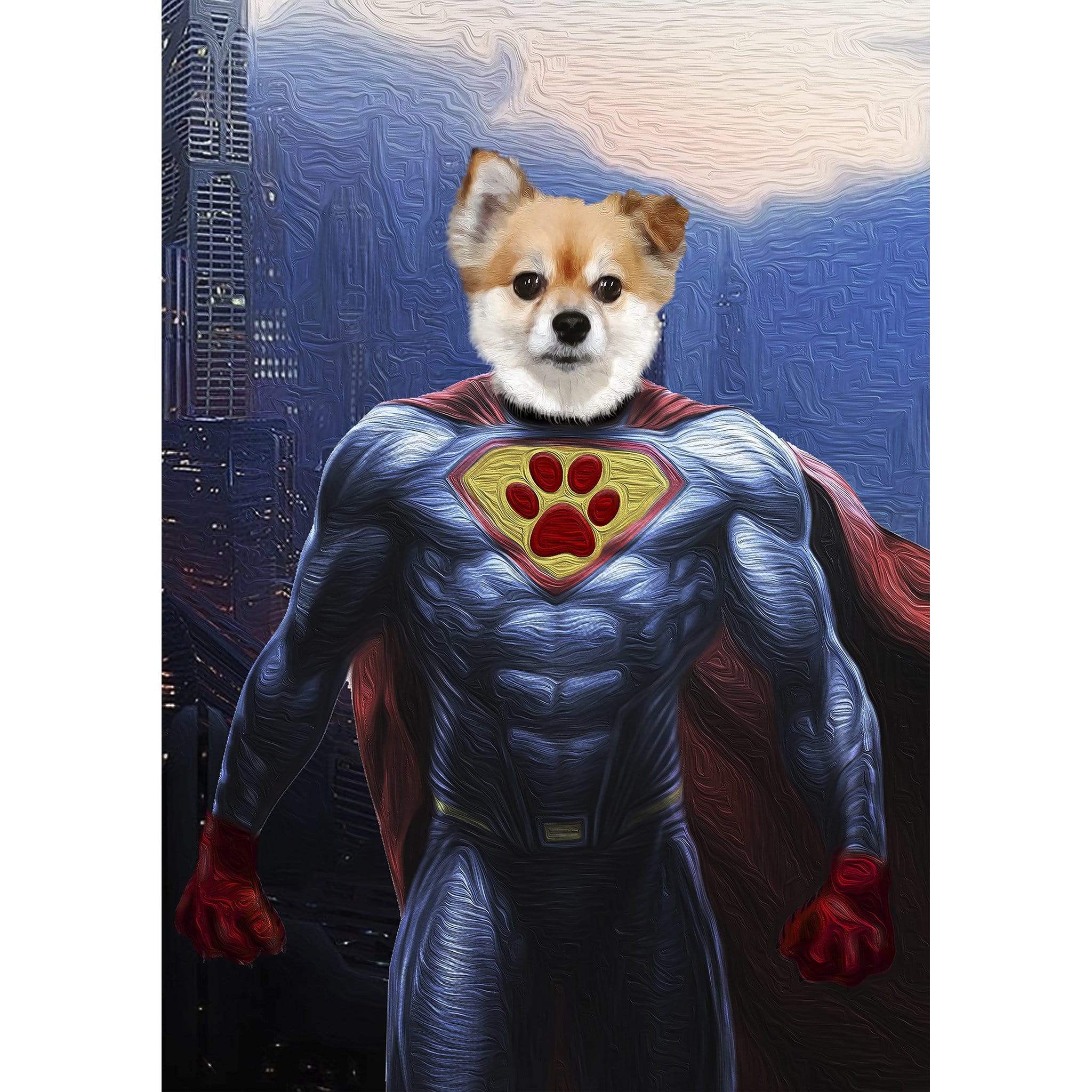 &#39;Super Dog&#39; Digital Portrait