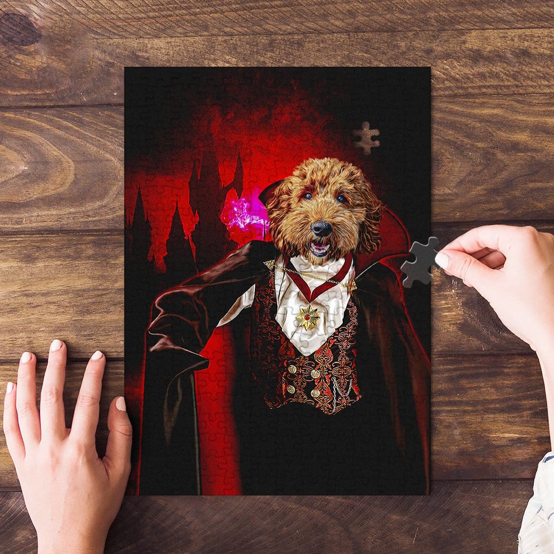 &#39;The Vampire&#39; Personalized Pet Puzzle
