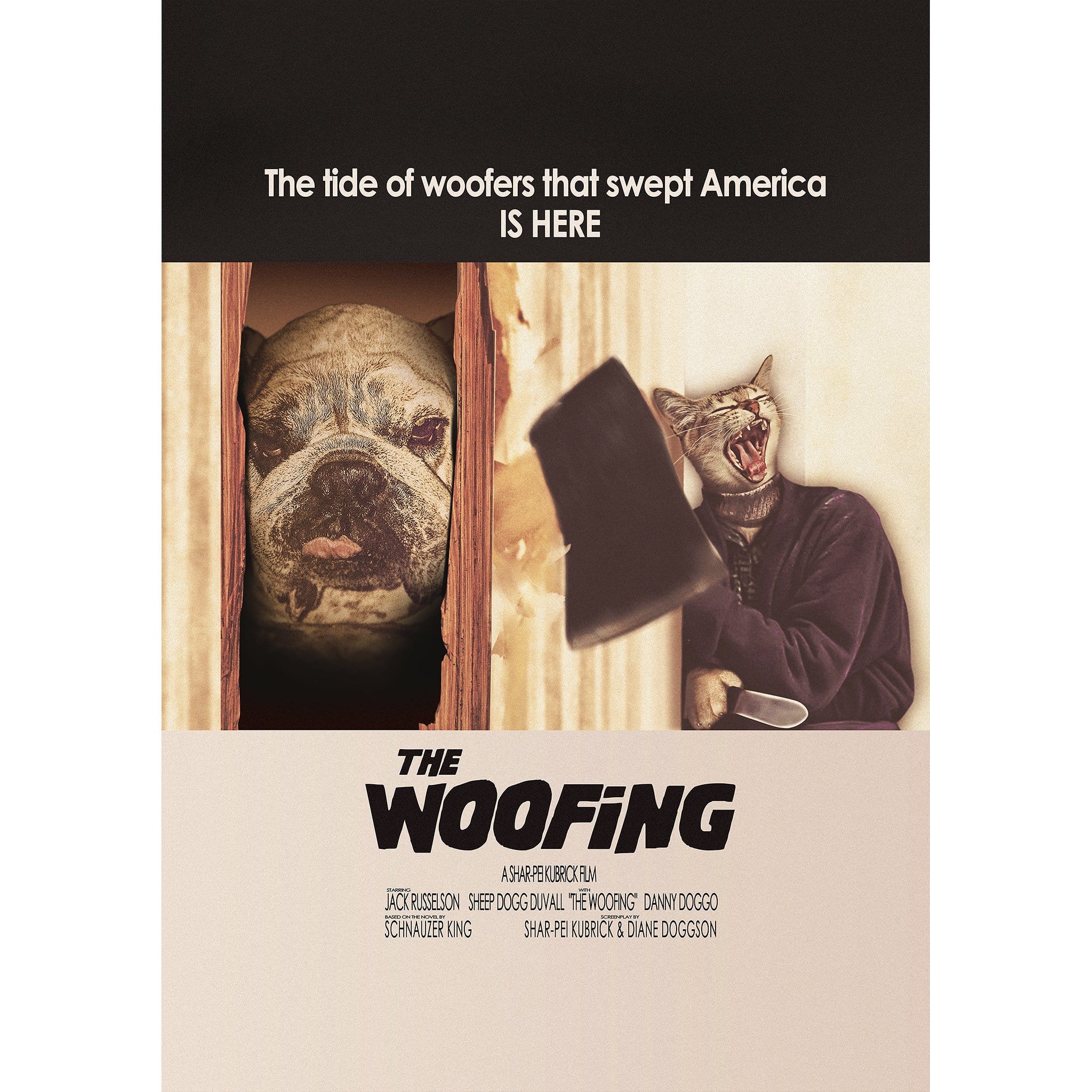 &#39;The Woofing&#39; 2 Pet Digital Portrait