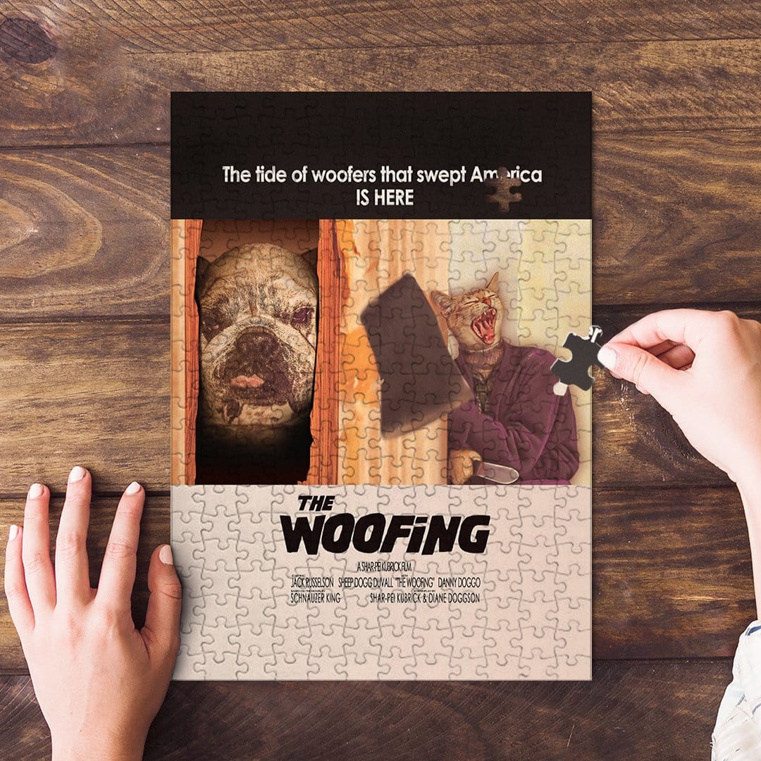 &#39;The Woofing&#39; Personalized 2 Pet Puzzle
