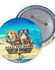 Top Paw Custom Pin ( 1 - 2 Pets)