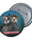 Perros de Trailer Park (2 - 3 mascotas) Chapa personalizada 