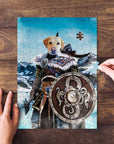 'The Viking Warrior' Personalized Pet Puzzle