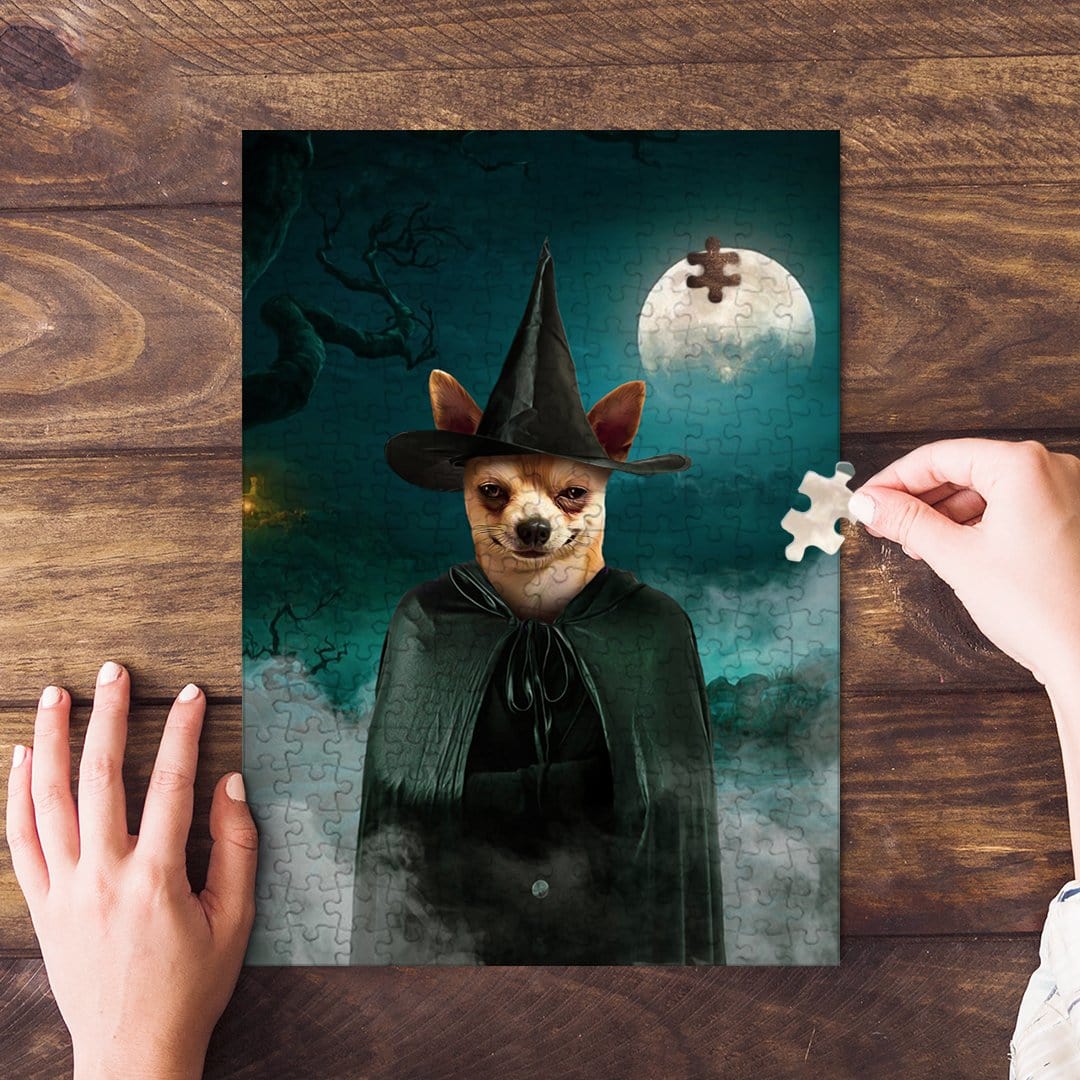 &#39;The Witch&#39; Personalized Pet Puzzle